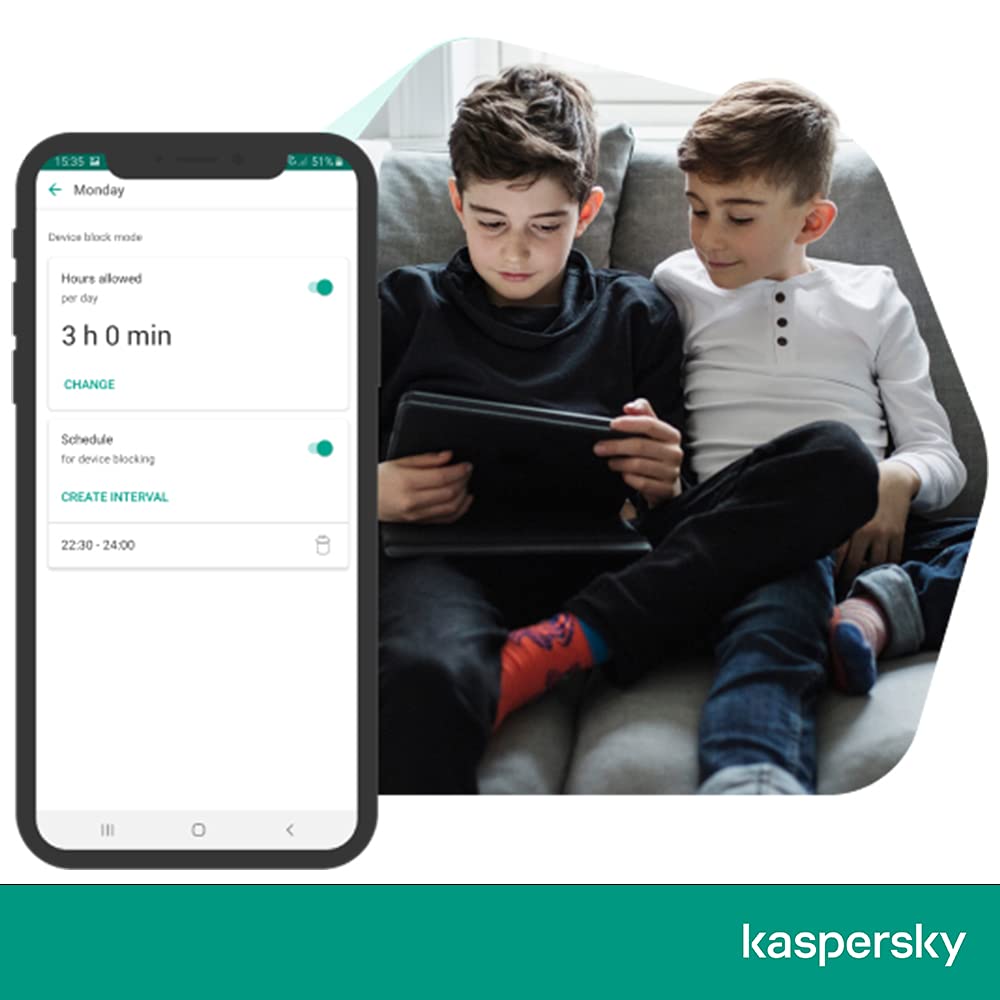 Kaspersky Safe Kids | 1 Benutzerkonto | Jährliches Abo | PC/Mac/Android/iOS | Aktivierungscode per Email