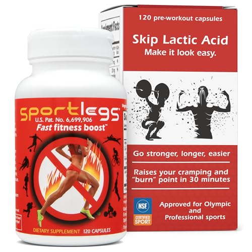 SPORTLEGS Fast Fitness Boost Pre Workout for Men and Women,