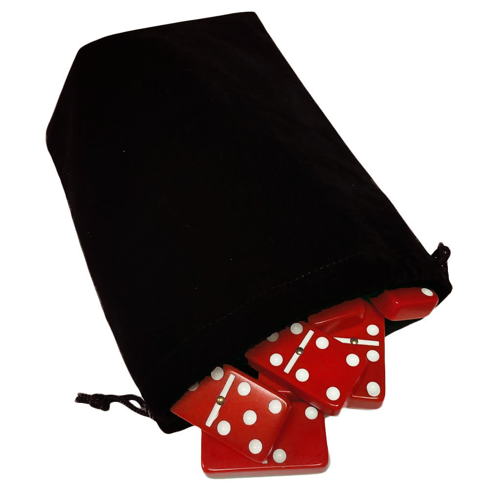 Amazon.com: Marion & Co. Domino Double Six 6 Red Tiles Jumbo