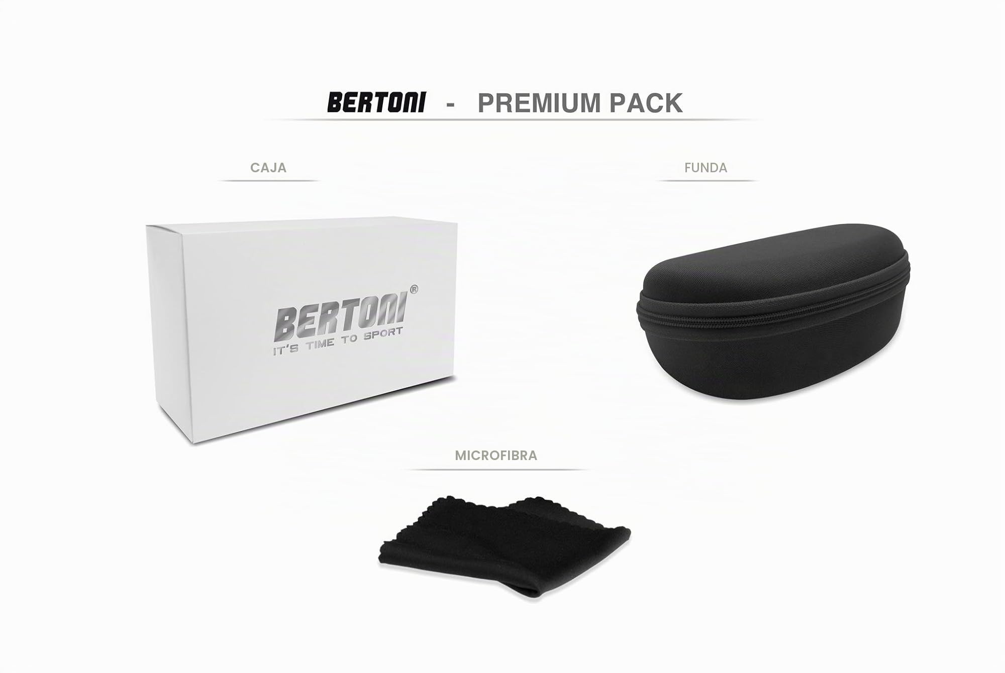 BERTONI Gafas Fotocromáticas para Moto y Deportes Extremos - Elásticos Regulables - Ventiladas - mod. 112