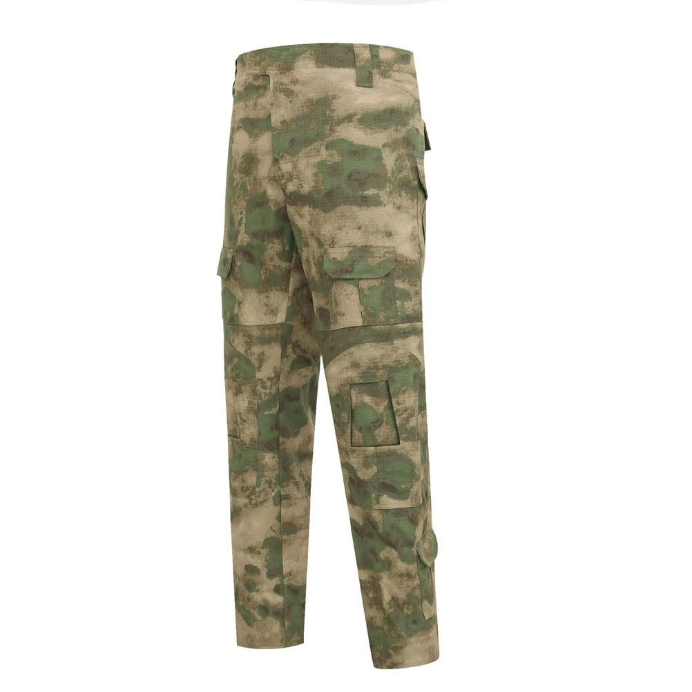Tarnanzug Herren Airsoft Paintball Tactical Shirt und Combat Shirt Taktische Hose Softair Uniform Set Militär Anzug Männer Outdoor Camouflage Jagdbekleidung