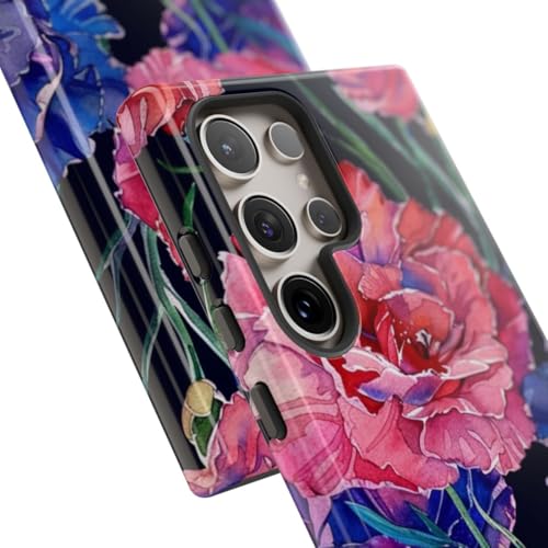 Coque Samsung S24 Ultra motif œillets aquarelle pour un style élégant au quotidien