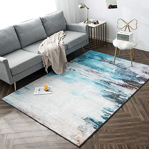 Yurun Hochflor Teppich Wohnzimmer Shaggy, Strapazierfähig Flauschiger, mit 8 Antirutsch Teppichgreifer für Wohnzimmer Preishammer, (150 x 200cm) Cover