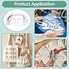 BENECREAT Acrylic Cooling Block for Vinyl with Handle, 10x10cm/3.9x3.9 Inch Heat Press Accessories, Craft Tool Cooler for T-shirt Heat Transfer Paper Vinyl Accessories Sublimation DTF Film #4