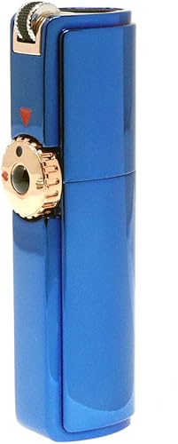 Miniatura 2 de Skyline - Encendedor de cigarrillos con triple chorro de llama con herramienta de corte de puros (azul)