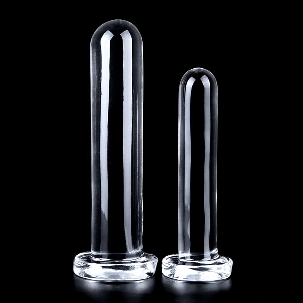Roluck Plug Anale con Ventosa, TPE Dildo Trasparente Giocattoli Sessuali per Uomini Massaggio della Prostata Anale Masturbazione Stimolazione del Punto G per Donne (S)