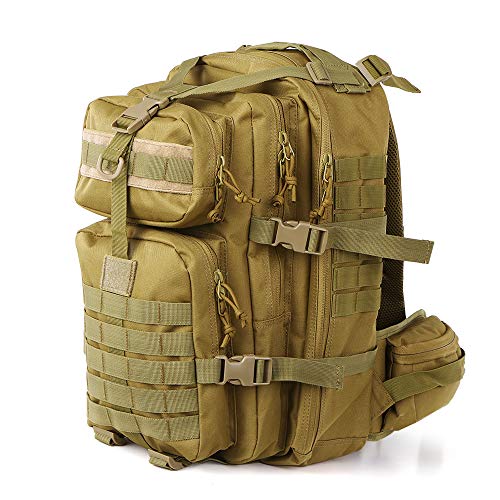 Explopur Mochila de Caza: Entrenamiento al Aire Libre de Molle Bug out Bolsa de Supervivencia