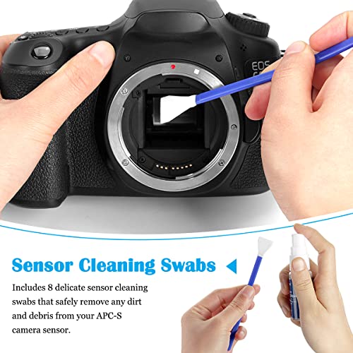 ARVOK Professional Camera Cleaning Kit(32 pcs), Including Air Blower/Cleaning Pen/Cleaning Spray/Cleaning Cloth/Lens Brush, Lens Cleaning Kit for DSLR Cameras Compatible with Canon, Nikon, Sony - Image 6
