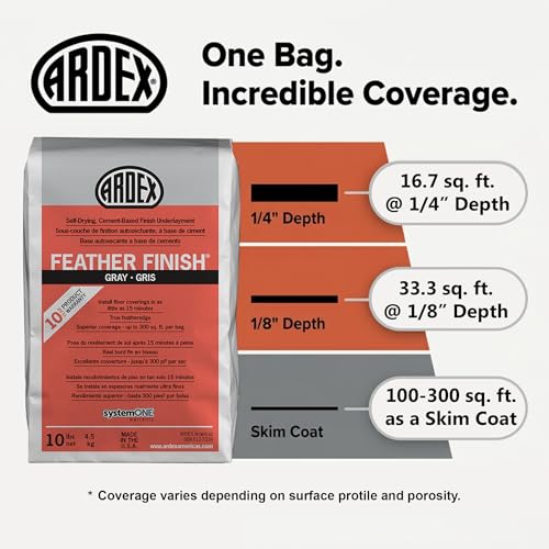 Ardex Feather Finish cemento para pisos 10 lbs pack 5 miniatura 7
