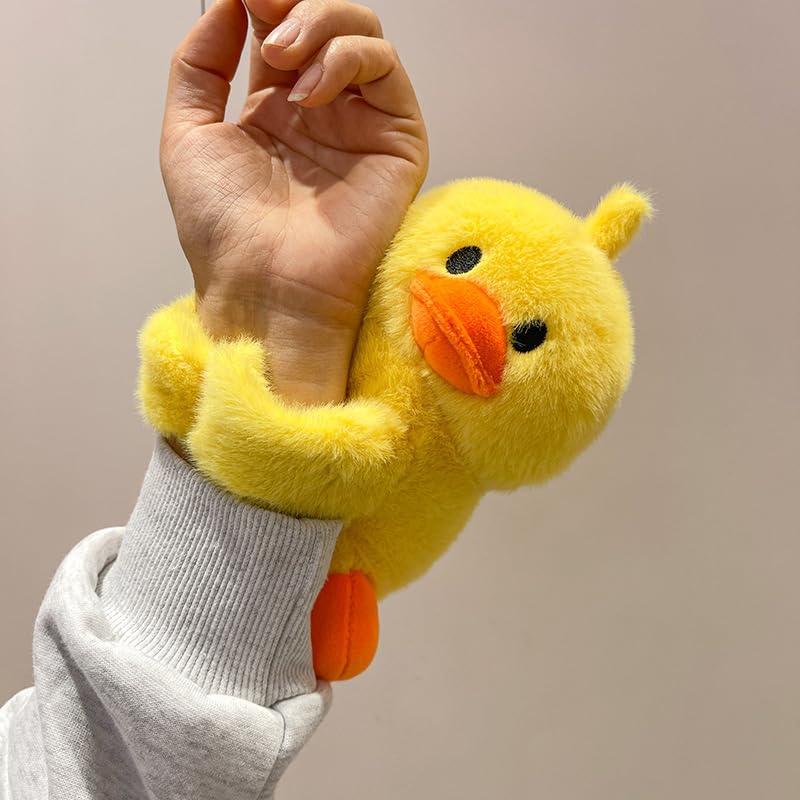 Image of Kids Soft Animal Stuffed Toy Slap Bands Wristbands | Cute Plush Wearable Toy Bracelet for Girls and Boys | Birthday Party Favors, Return Gifts, Stocking Stuffers