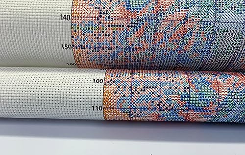Image of Moohue DIY Counted Stamped Cross Stitch Kits for Adults 14 Count Cross Stitch Patterns Printed Cross Stitch Kits for Adults (Charming Woman)