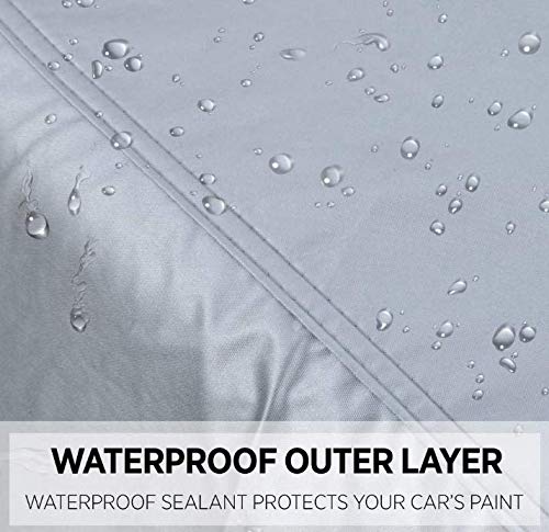 Image of MotorTrend Custom Fit Car Cover for Chevrolet Corvette 1984-2019, All-Weather Protection for Cars Trucks & SUVs UV Resistant Waterproof Scratch-Resistant Vehicle Cover for Outdoor & Indoor