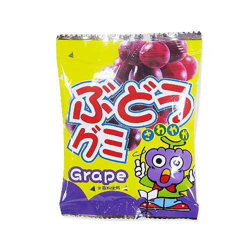 Amazon.co.jp: グミ系の駄菓子 やおきん ぶどう グミ（30個入） : 食品