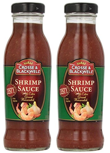 Crosse & Blackwell Zesty Shrimp Sauce (Pack of 2) 12 oz Bottles