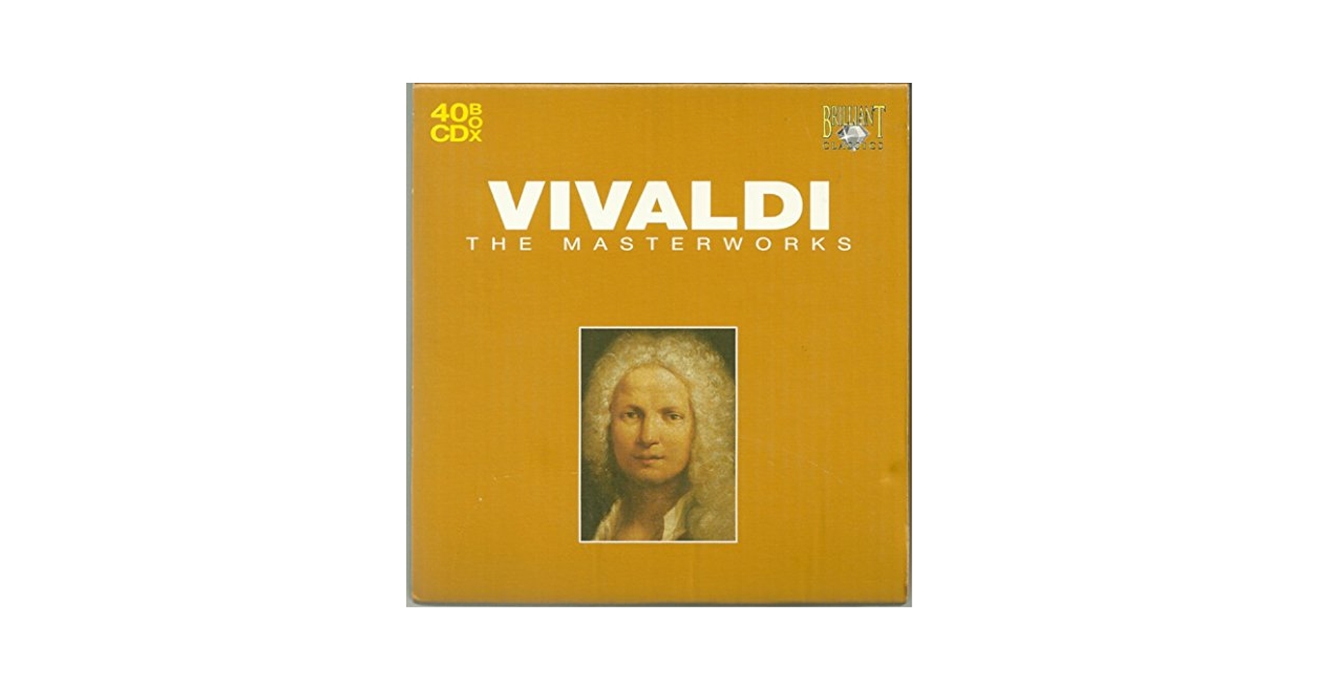 蘭40discs CD Various Antonio Vivaldi Masterworks 99562 Brilliant Classics /03880 Antonio Vivaldi, Nicholas McGegan, Trevor Pinnock, Christine