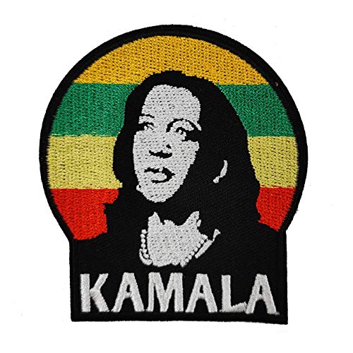 Cute-Patch Kama-la Joe Biden Byedon Kamala Harris Embroidered Iron on Patches (Muticolor-Kamala)
