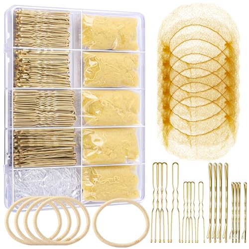 YGDZ Dance Hair Accessories Kit, Blonde Bobby Pins for Women,