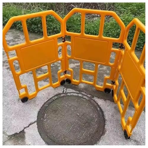 Barrière de sécurité extensible pliable pour allées et gestion du trafic - 2