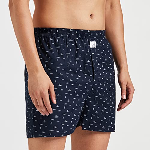 Image of Longies Men's Cotton Printed Regular Boxer Shorts