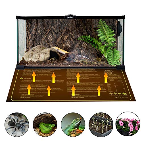 yummyfood Seedling Heat Mat Waterproof Foldable Pet Heating Pad Hydroponic Heating Pad For Seedling, Greenhouse,Reptile, Plant, Seed Warming, Two Size