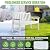 Backyard Expressions Poly Patio Bench (800 Lb Capacity) – Weatherproof Outdoor Bench, Low Maintenance, Heavy-Duty Recycled Material – Ideal for Porch, Patio & Park (White Woodgrain Look)
