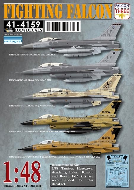 Amazon | DXMデカール 1/48 41-4159 アメリカ空軍/シンガポール