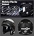 FreedConn Motorcycle Bluetooth Helmet BM2-S Flip Up Modular Bluetooth Motorcycle Helmet Voice Dial Hands-Free Call 500M 2-3 Riders FM DOT Motorcycle Helmet with Bluetooth 3.0 (X-Large, Matte Black)