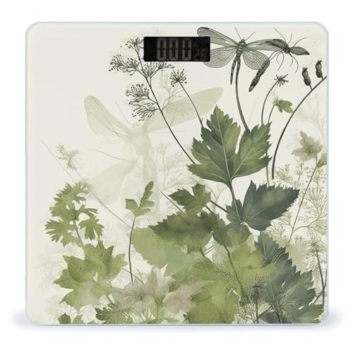 Báscula de baño digital precisa con vidrio templado miniatura 1