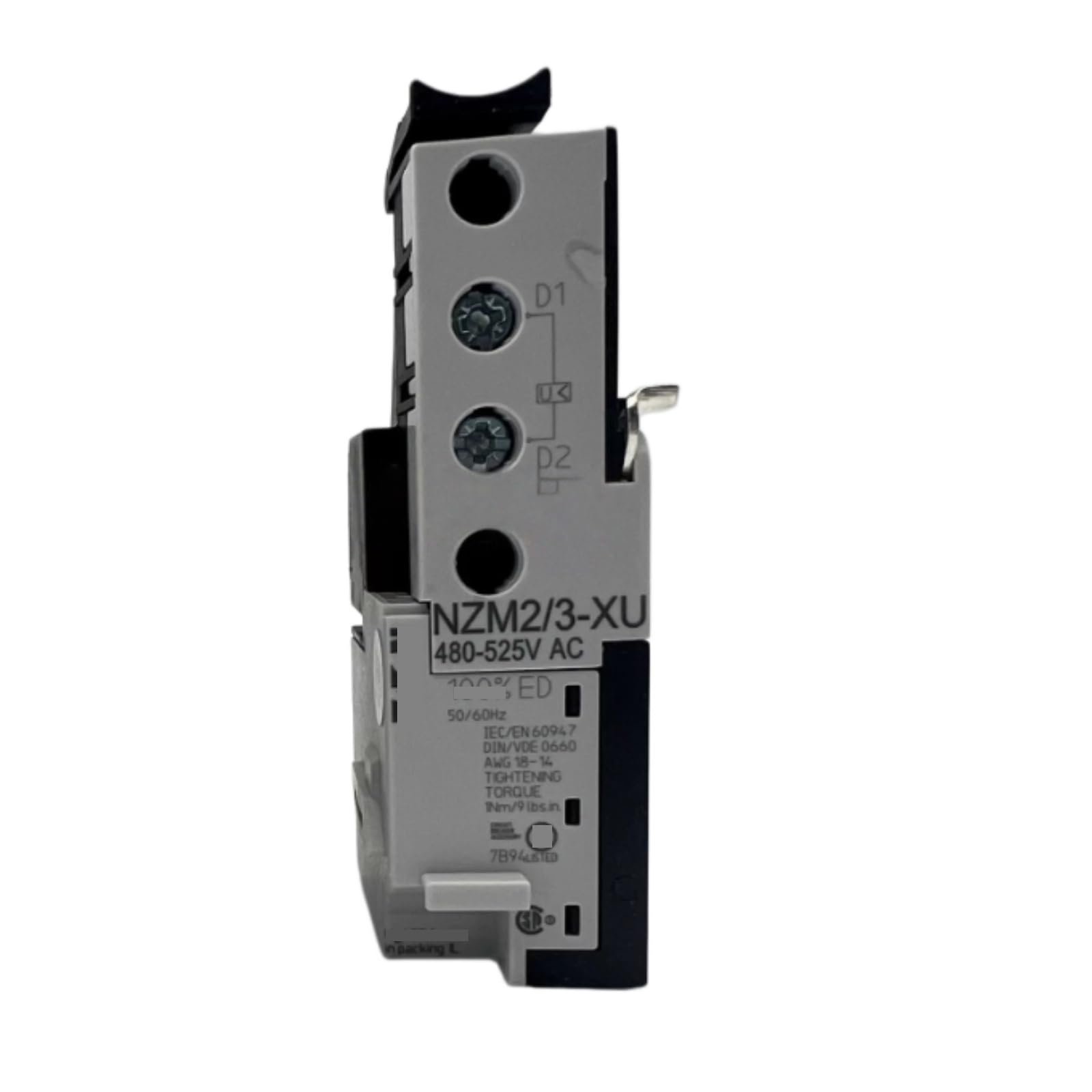 HKEJSJWA Circuit Breaker Accessories NZM2/3-XU480-525AC, NZM2/3-XU 480-525AC Molded-case Circuit Breaker Undervoltage Coil