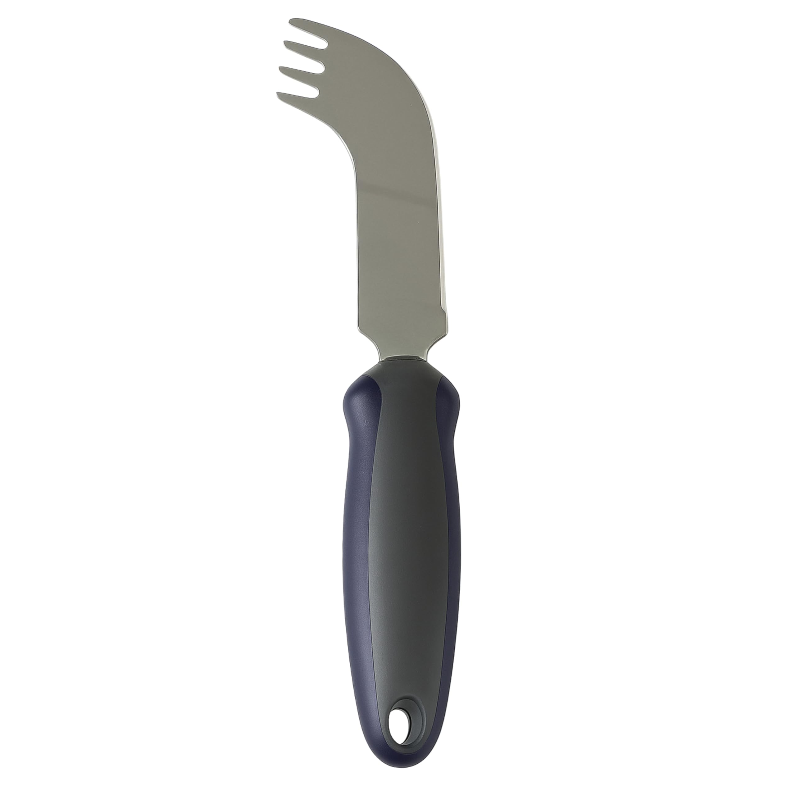 Homecraft Newstead Cutlery, Angled Nelson Knife, For One Hand Eating, Utensil for Elderly, Disabled, Handicapped, Parkinson's Disease, and Arthritis users, Non Slip Easy Grip
