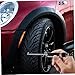 MAGICLULU 1Pc Brake Pad Detection Pen Tire Tread Depth Gauge Ruler Accurate Measuring Tool for Brake Pads Tire Thickness Durable Essential Car Maintenance