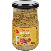 Découvrez la moutarde à l'ancienne Auchan, l’alliée parfaite pour relever vos plats avec une touche d’authenticité et de caractère. Ses grains entiers, délicatement conservés, offrent une texture unique qui croque sous la dent, pour un plaisir gourma...