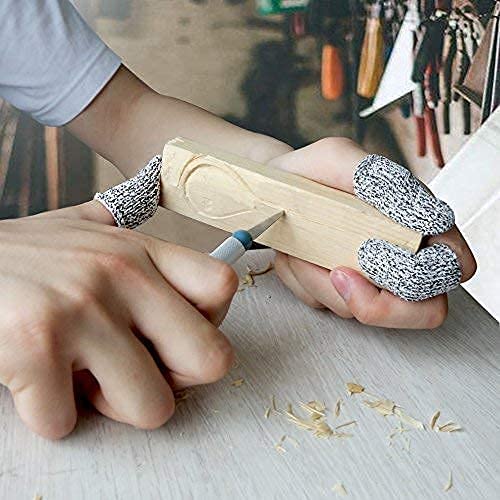 image for Evridwear 20PCS Finger Cots Cut Resistant Finger Sleeves Thumb Protect