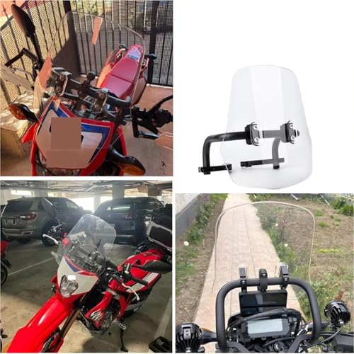 Pare-brise moto transparent saute-vent CRF250L CRF300L Monkey