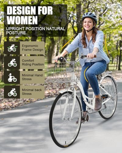 CamPingSurvivals 7-Speed Commuter Bike