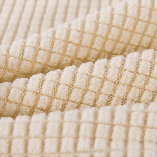 Housse de canapé extensible sans accoudoirs finitions soignées imprimé W6 - 6