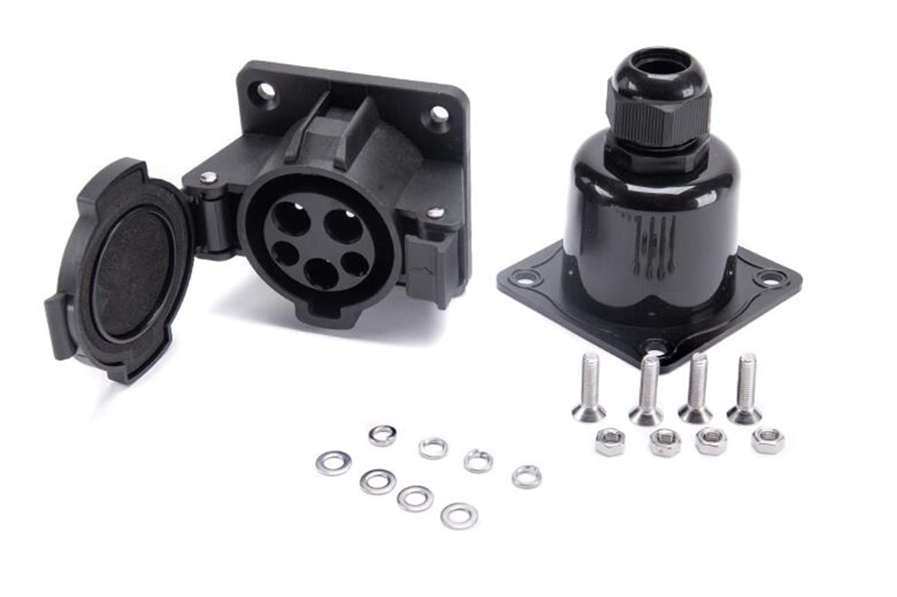 Amazon | EV 充電 J1772 タイプ 1 ソケット EVSE インレットソケット