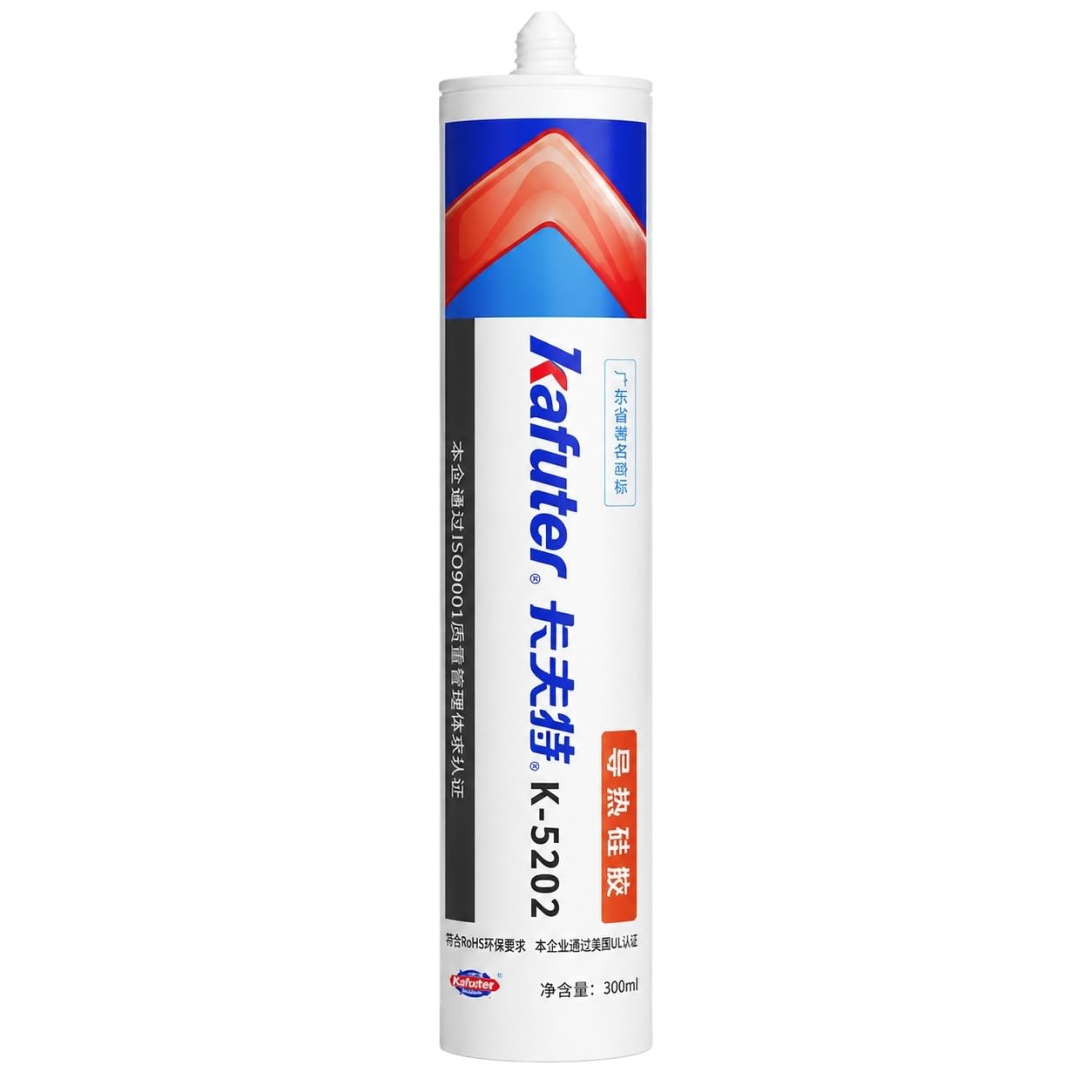 VIDOO Kafuter K-5202 300 ml Pneumatyczny Dozownik Zoptymalizowany RTV, Pneumatyczny Dozownik, Szara Pasta Termoprzewodząca do Hermetyzacji Zasilaczy Przemysłowych