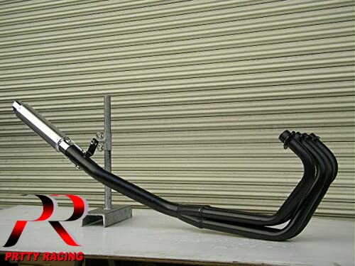 Amazon | Z400GP KZ400E 50.8π 4-1管 アルミサイレンサー タイプ3 黒