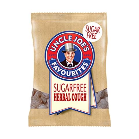 Uncle Joe's Sugar Free Herbal Cough - e60g Bag Cover