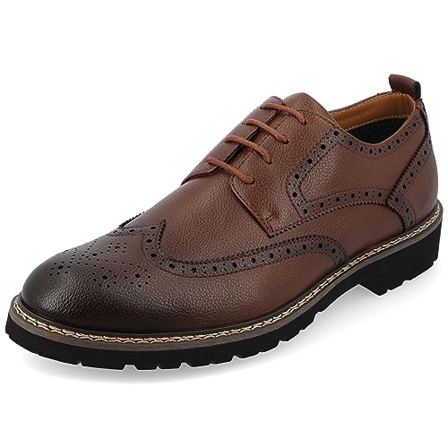 Image of Vance Mens Campbell Tru Comfort Foam Wingtip Lace-up Derby