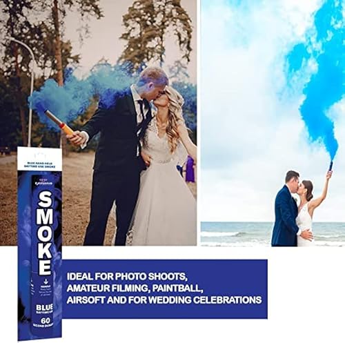 EXCLUSIVE ONLINE Pack of 3 Party Ring Pull Handheld Daytime Smoke for Paintball, Weddings, Photoshoots & Special Effects - Image 4