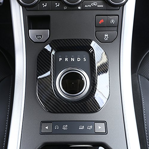 Marco de cambio de marchas de plástico ABS estilo fibra de carbono para Rangerover Evoque 2012-2018