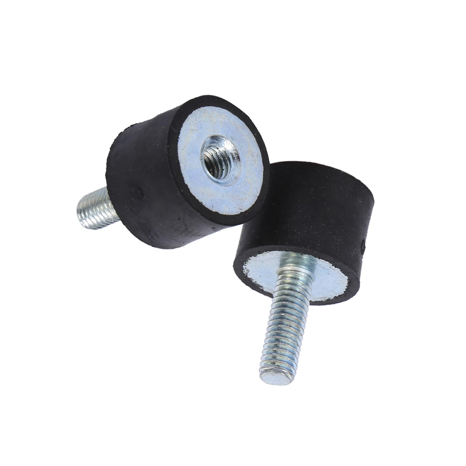 lyrlody Supporti Antivibranti Supporti Antivibranti Zincati in Gomma e Acciaio M6 M8 per Compressori Motori Pompe Saldatrici Riduzione del Rumore Controllo degli Urti (VD20*15 M6*18)