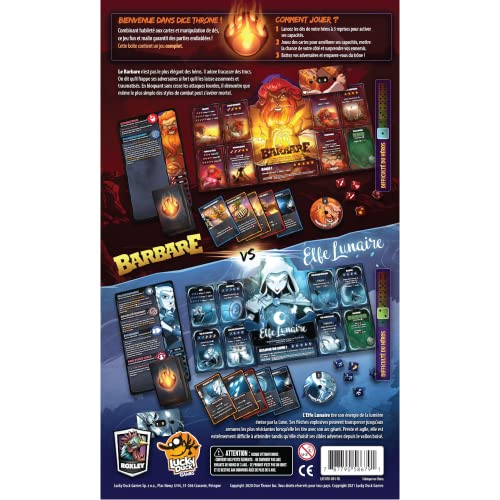 Dice Throne S1 Barbare con dados personalizados y héroes asimétricos 4