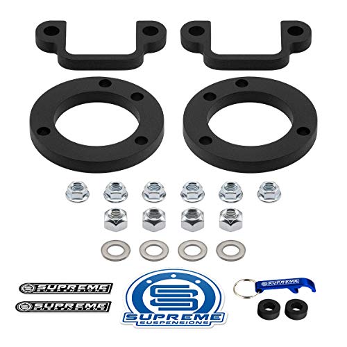 Supreme Suspensions - Front Leveling Kit for 2019-2023 Ford Ranger 2" Front Lift Kit High Carbon Steel Top & Bottom Strut Spacers 4WD - Can Cooler Included with Purchase