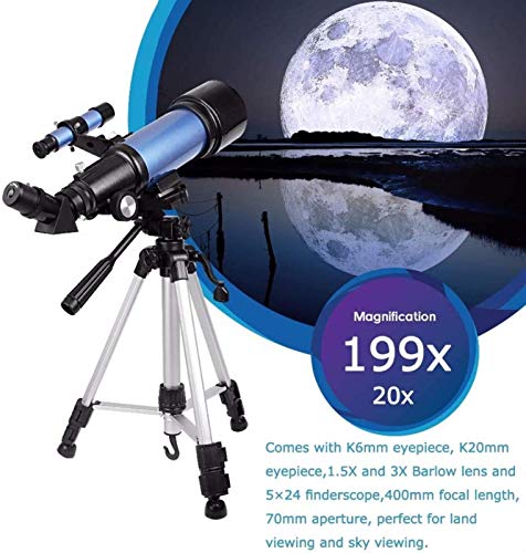 Telescopio refractor 70 mm para principiantes miniatura 4