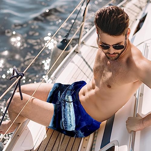 Short de plage à séchage rapide VERED imprimé marin homme