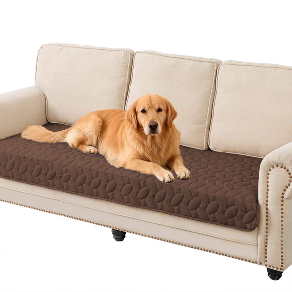 Ameritex Pet Bed Cover Dog Bed Blanket for Sofa and Furniture Waterproof New Pattern Design (30x70 Inch, Chocolate) — image 1