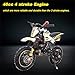 X-PRO Cyclone 40 4-Stroke Kids Gas Dirt Bike Mini Pit Bike Dirt Bikes Gas Power Off Road, 10